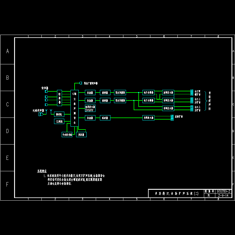 多功能厅会场扩声系统2.dwg