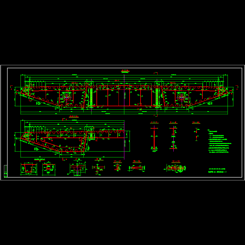 钢箱梁iii段结构图 一.dwg