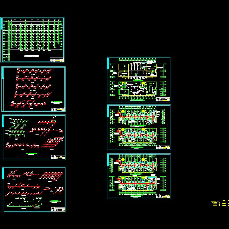 [CAD]上11层酒店空调设计图纸.dwg