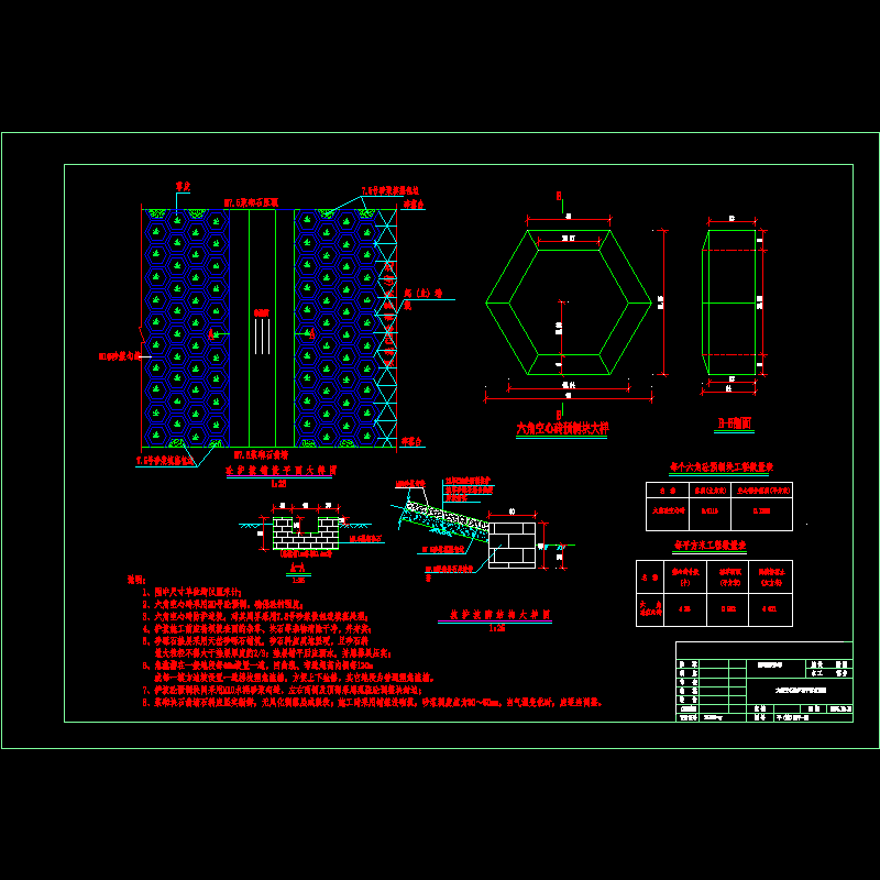 平昌县防洪堤护坡设计图.dwg