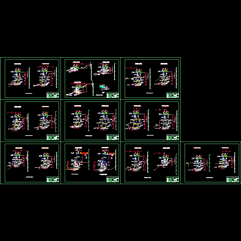 平昌县防洪堤断面设计图.dwg