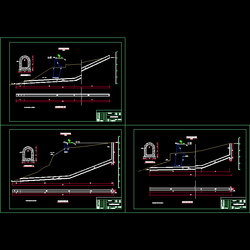平昌县防洪堤涵闸设计图.dwg