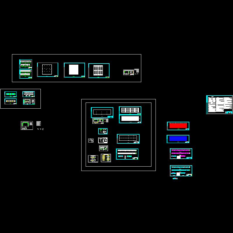 钢结构厂房结构施工CAD图纸(施工cad).dwg