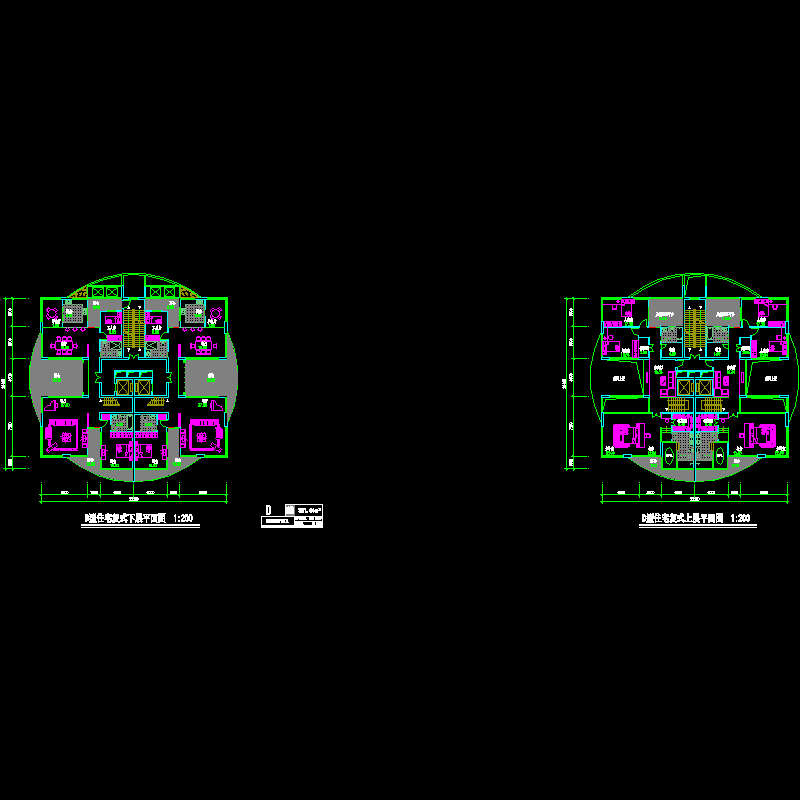 0005金色海岸d型圆楼.dwg