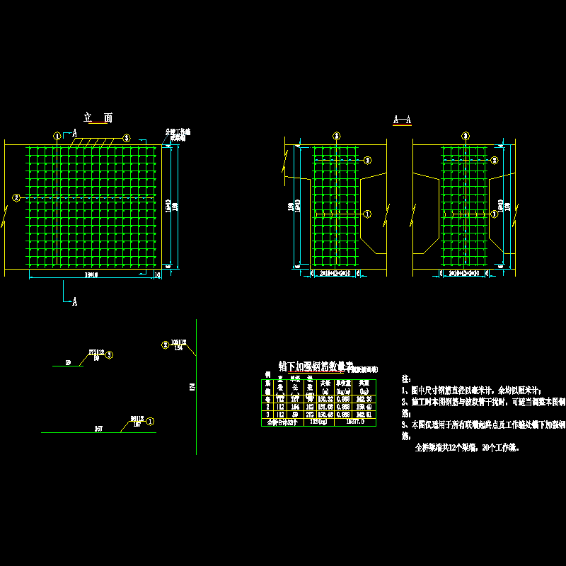 009 现浇箱梁锚下加强钢筋布置图.dwg