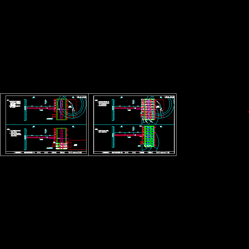 9#墩钻孔平台施工步骤图.dwg