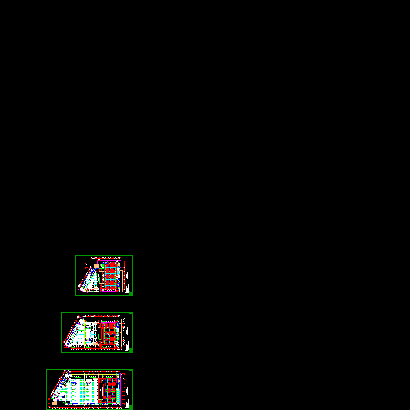 常熟市商城空调平面CAD图纸(空调风管)(dwg)