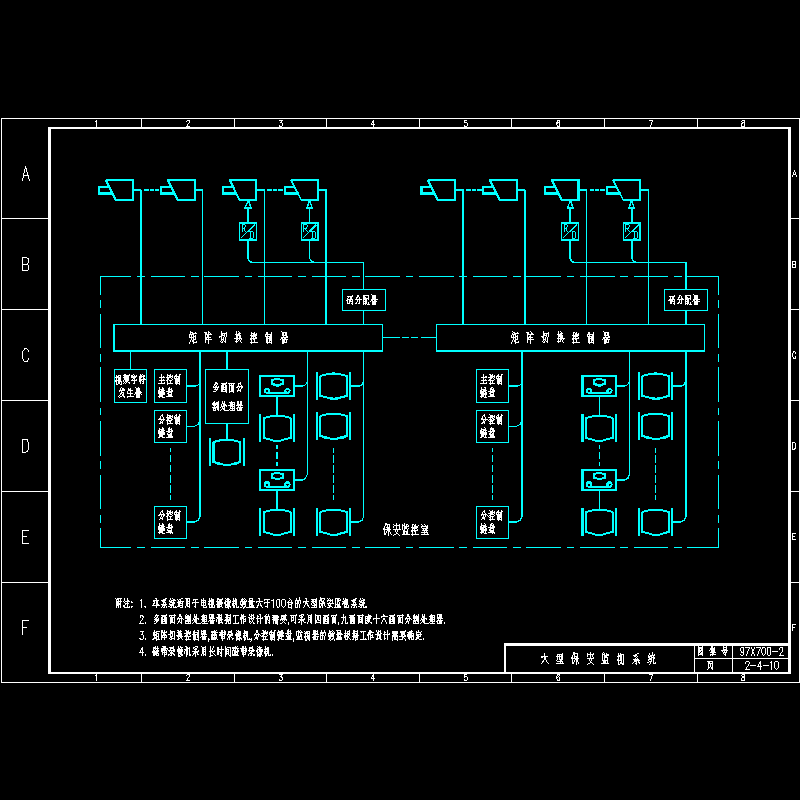 大型保安监视系统.dwg