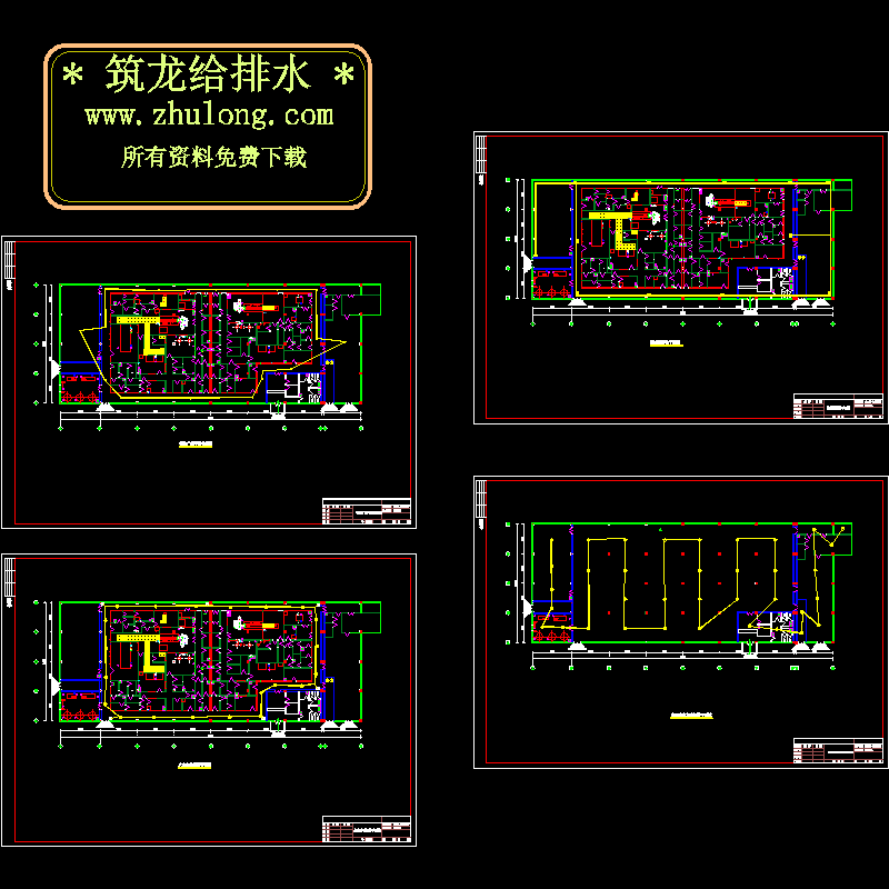 消防自动报警平面图 - 1