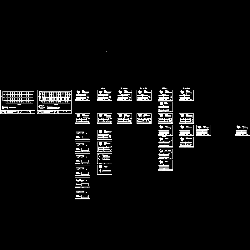 一套长江航道整治连锁块设计dwg格式CAD图纸(平面布置图)