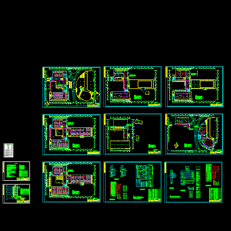 大学图纸书馆火灾报警CAD施工图纸.dwg