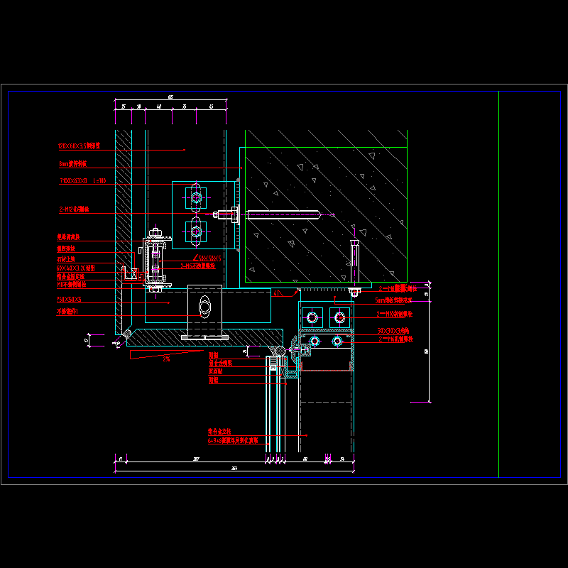 玻璃幕墙2节点图6.dwg