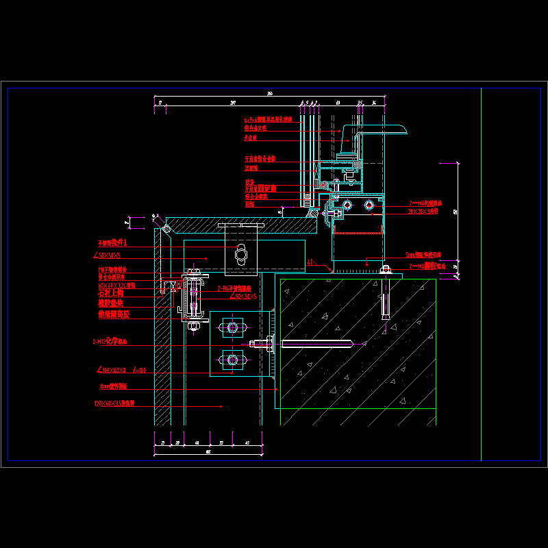 玻璃幕墙2节点图4.dwg