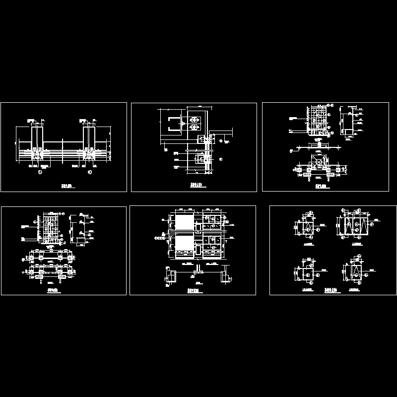 幕墙节点构造CAD详图纸(dwg)