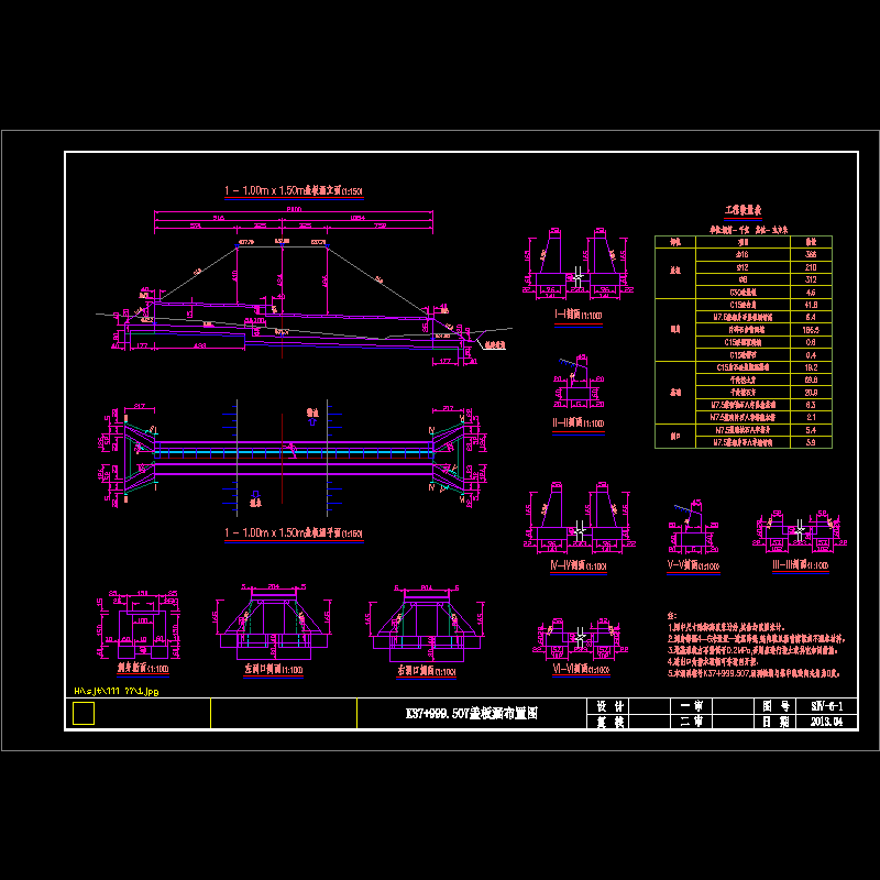 sⅣ-6 涵洞布置图2.dwg