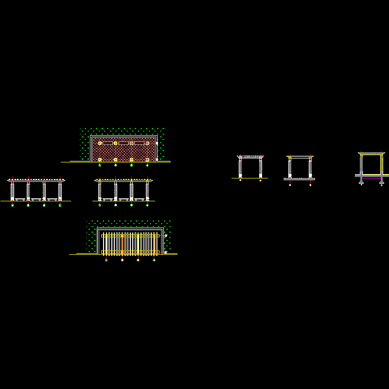 花架结构一.dwg