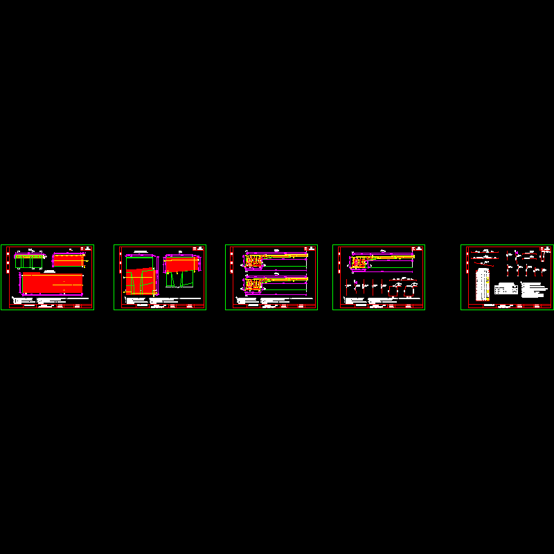 015主梁d类梁段普通钢筋构造竣工图.dwg