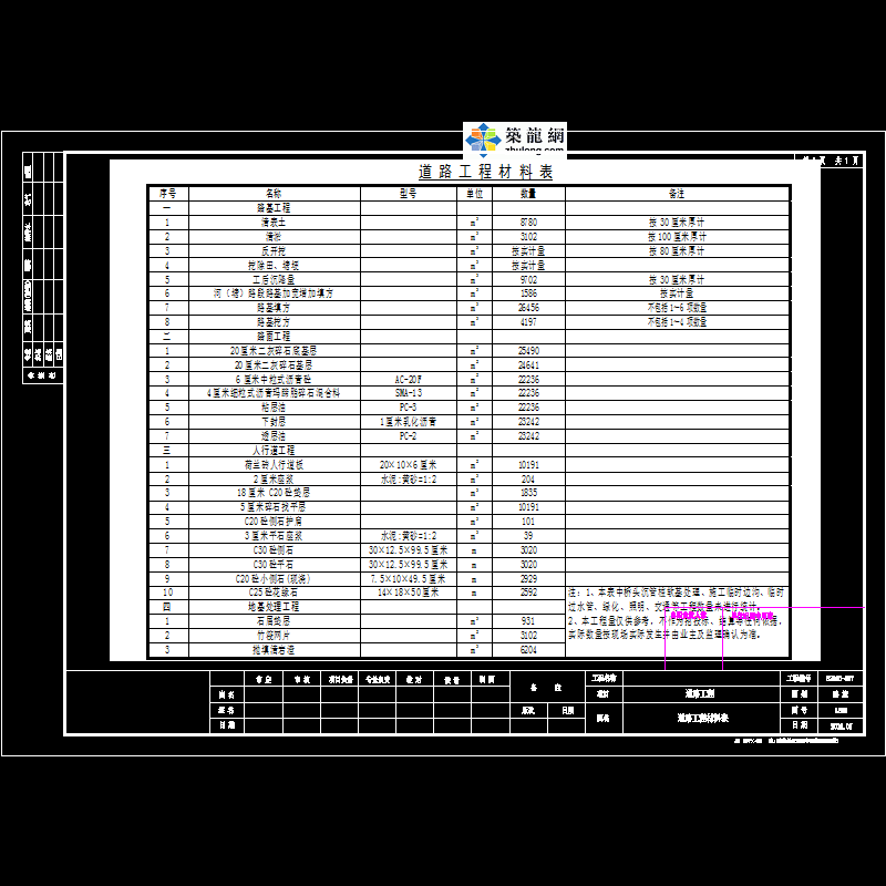 03 材料表.dwg