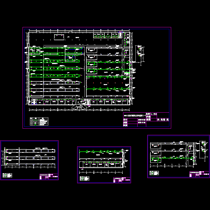 车间新风管道布置图（招标050603）.dwg