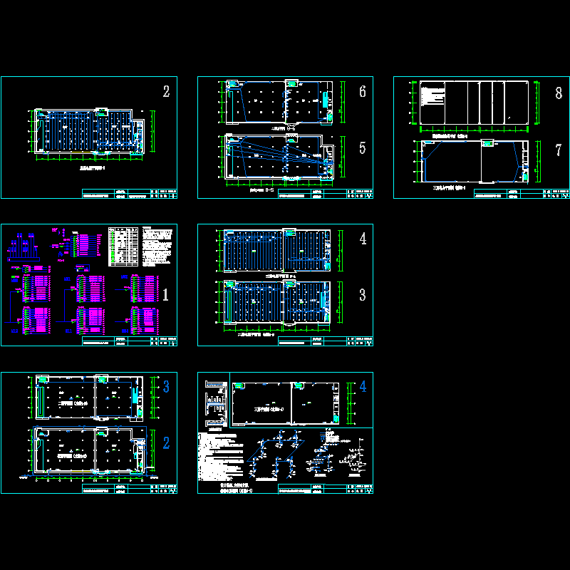 3层超市水电设计全套CAD施工图纸.dwg