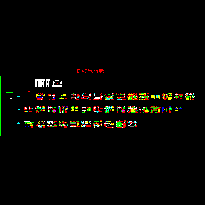 预应力13米桥全套CAD图纸(dwg)