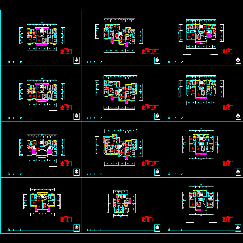 某住宅户型图.dwg