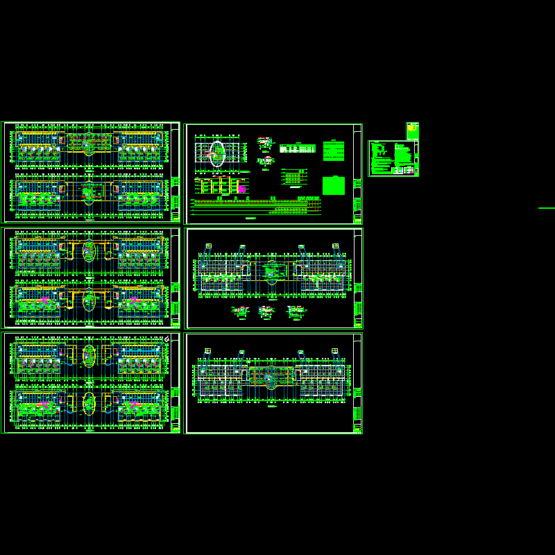 4层建材城空调通风CAD图纸(建设单位)(dwg)