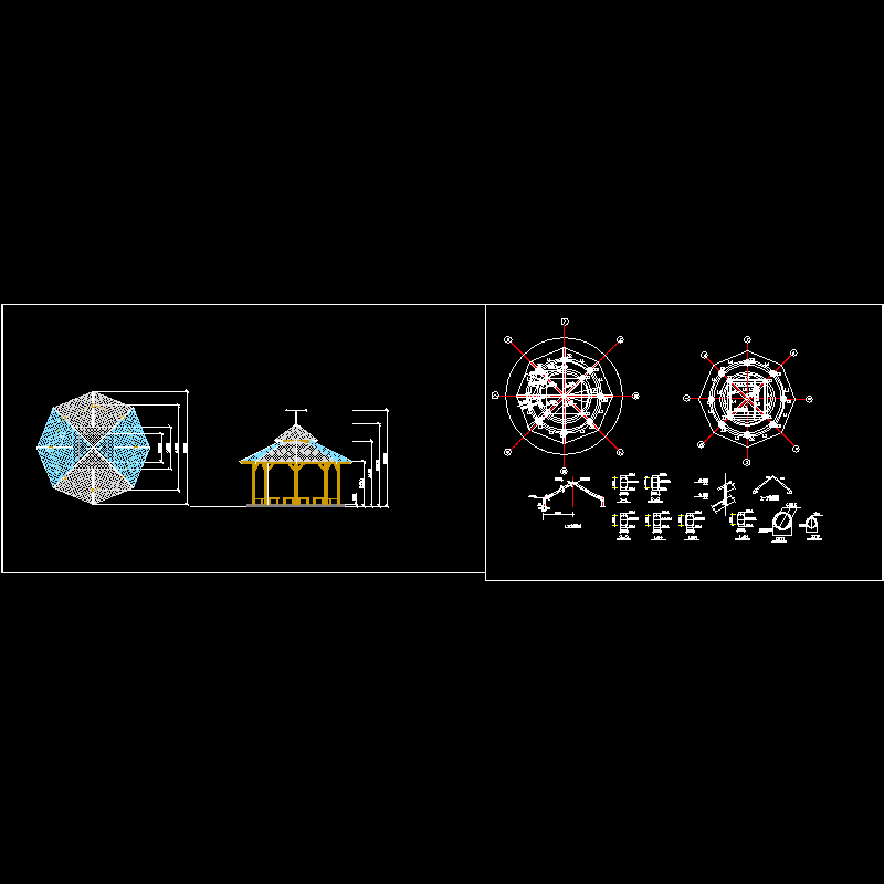 景观立剖面图 - 1