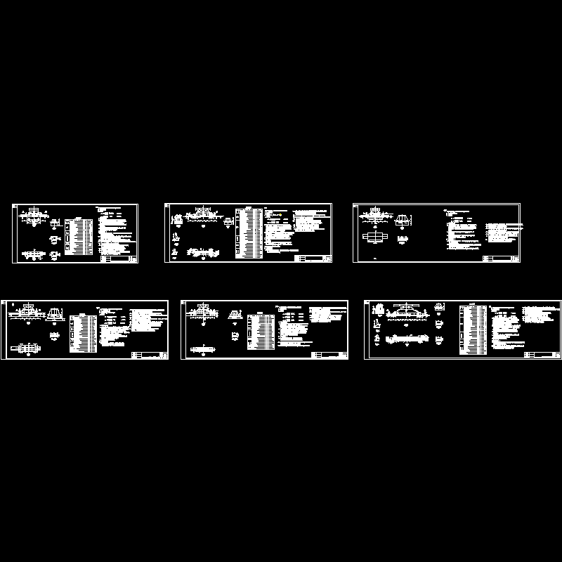 多孔径钢筋混凝土盖板箱涵设计CAD图纸（4套）(dwg)