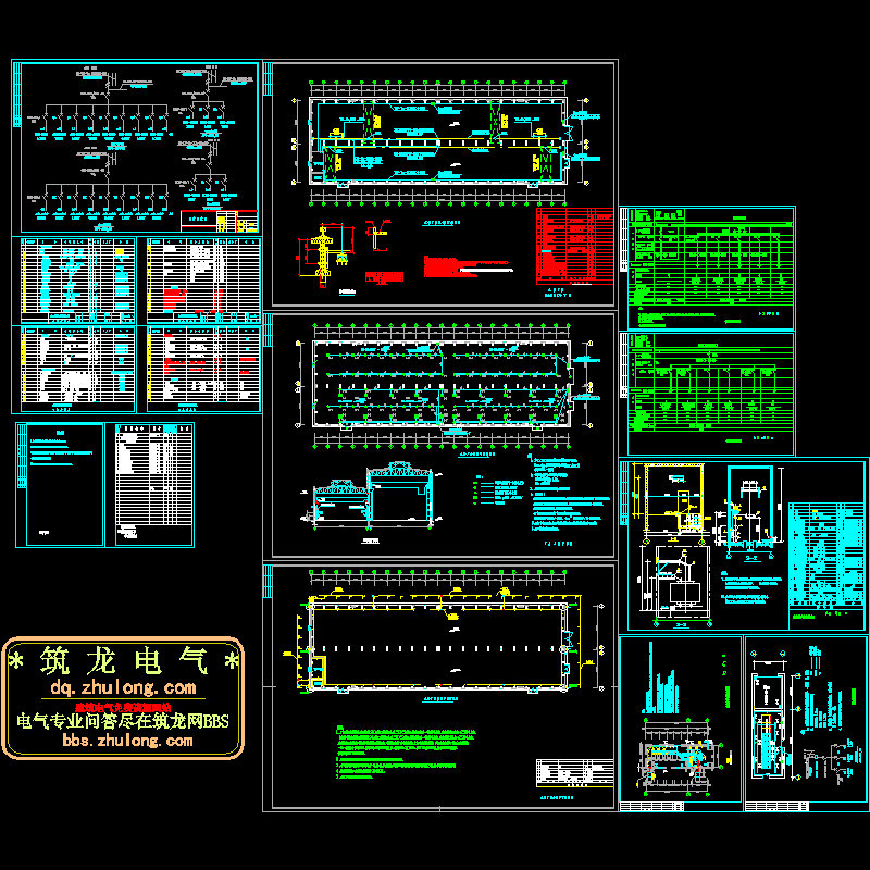 机修厂房电气施工图纸()