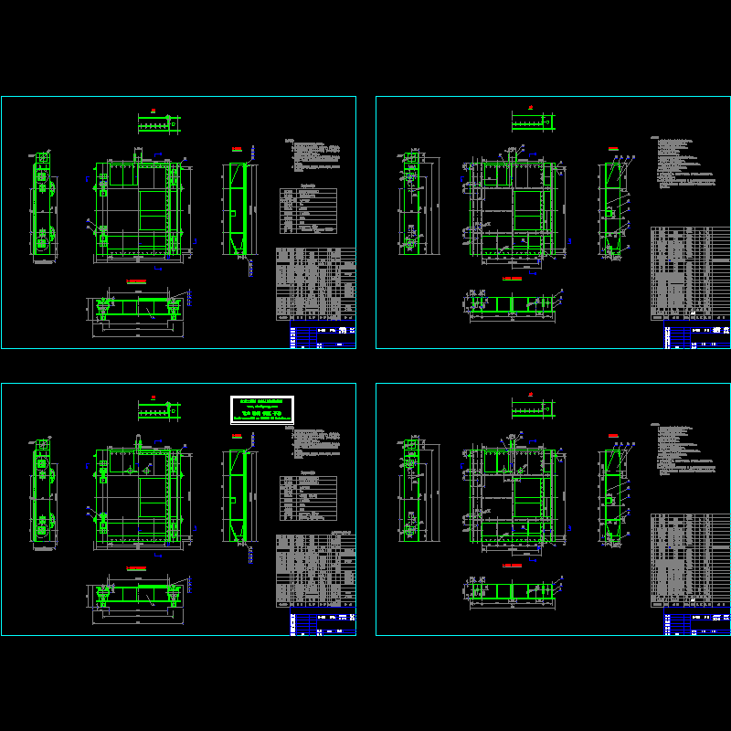 巴电施-金闸-总图、结构图.dwg