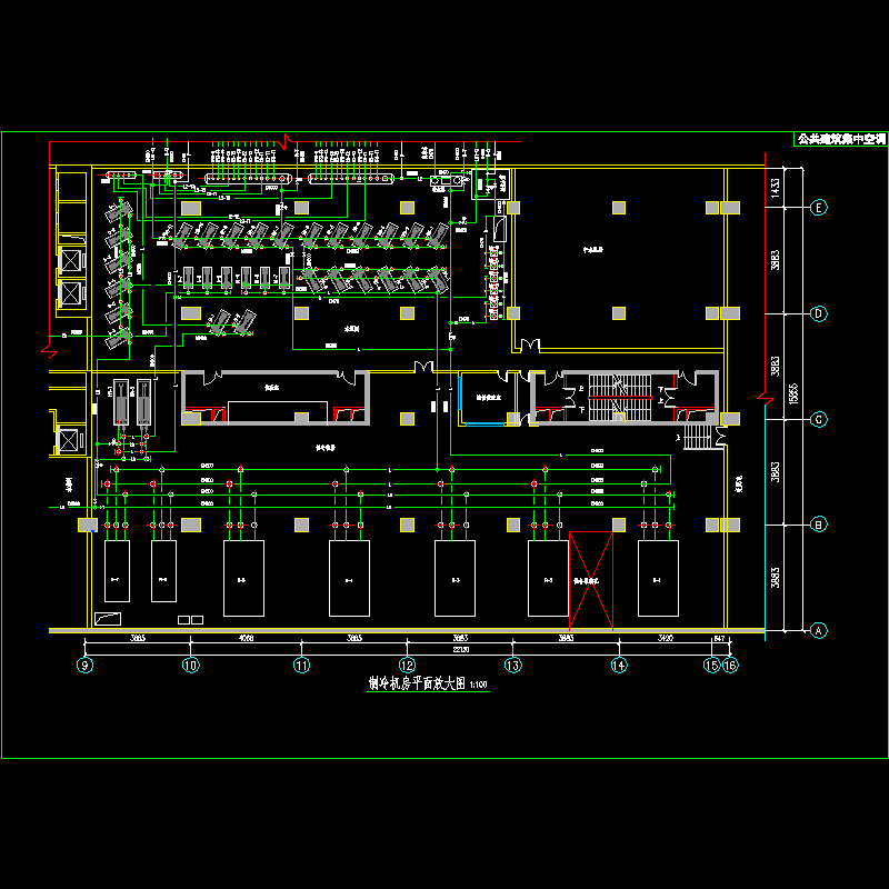 制冷机房平面放大图.dwg