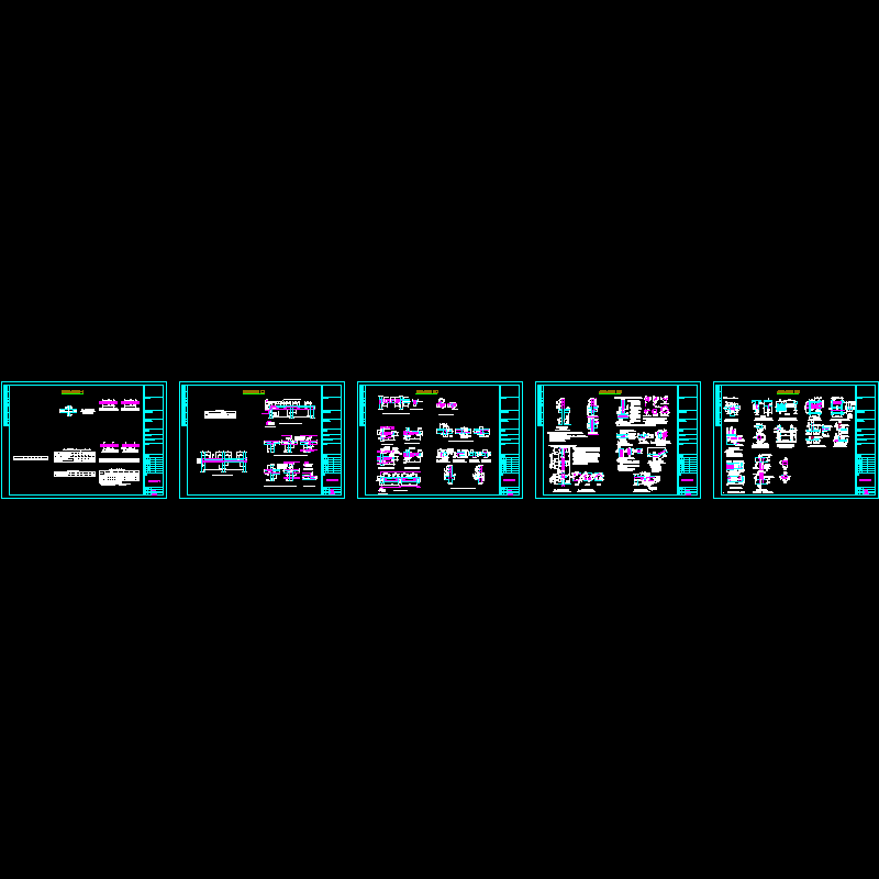 [CAD]框架结构设计说明.dwg
