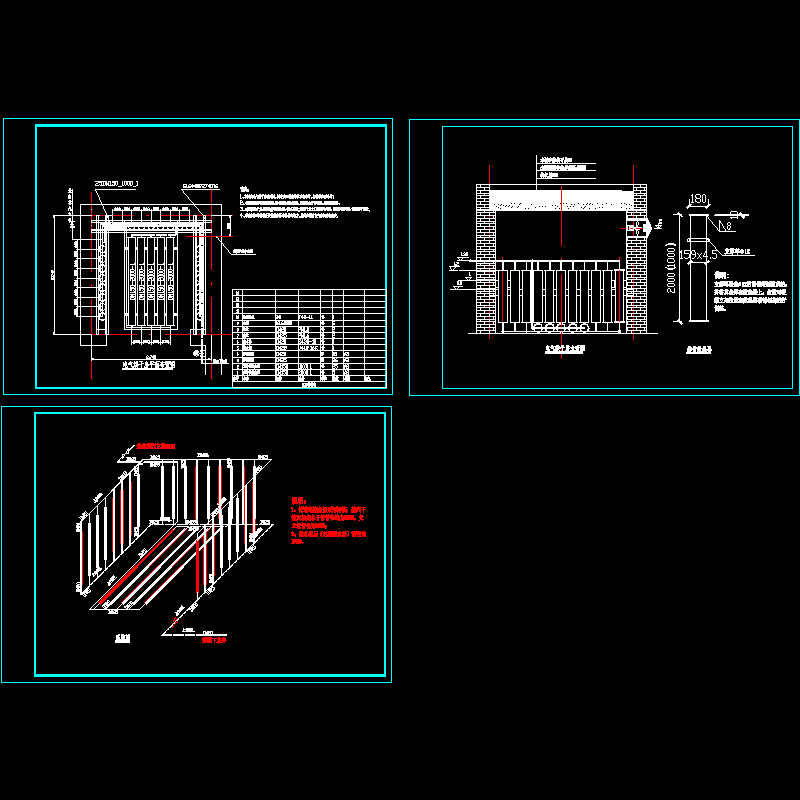 蒸汽烘干房平立面施工CAD图纸(dwg)