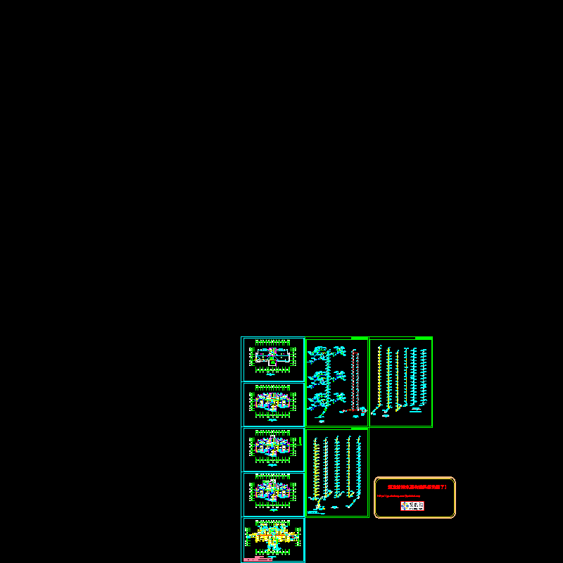 18层住宅楼给排水设计CAD施工图纸.dwg