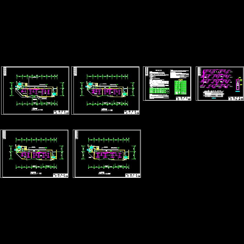 [CAD]综合楼给排水、消防设计施工图纸.dwg