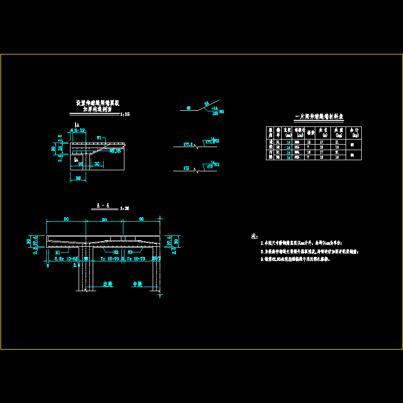 7.伸缩缝梁端钢筋构造图.dwg