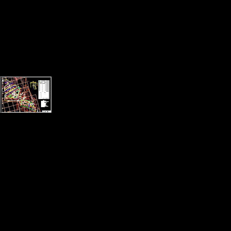 住宅小区配电网施工CAD图纸(施工cad)(dwg)