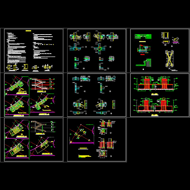 钢结构基础大样图 - 1