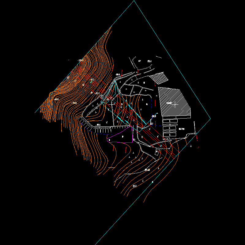 隧道进口平面布置图.dwg