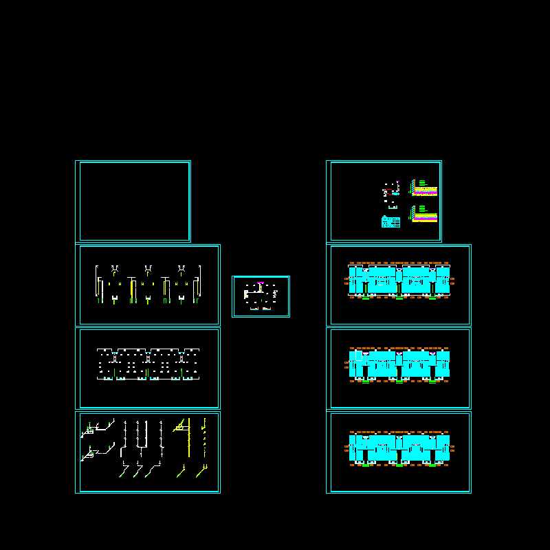 [CAD]5层住宅楼水暖设计施工图纸（设计说明，共9张）.dwg