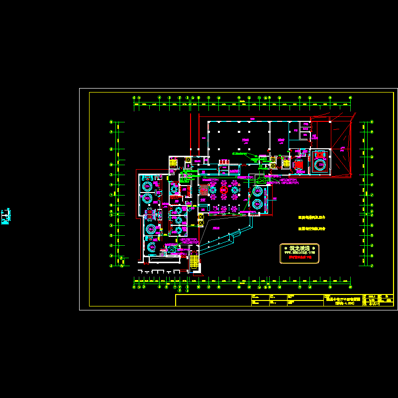 一区四层平面布置图.dwg