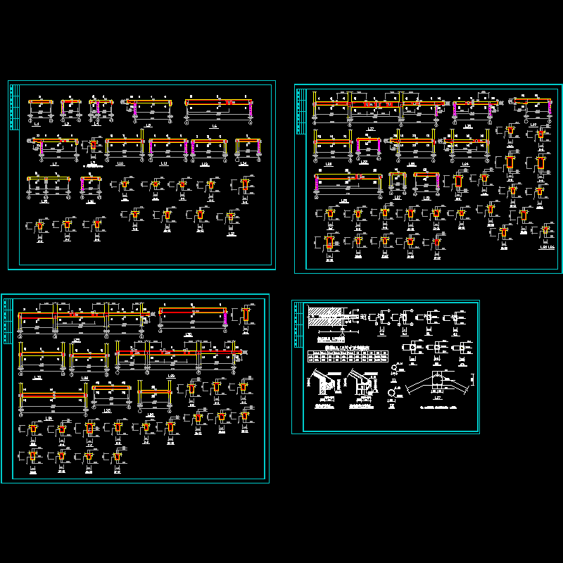 梁结构施工图.dwg