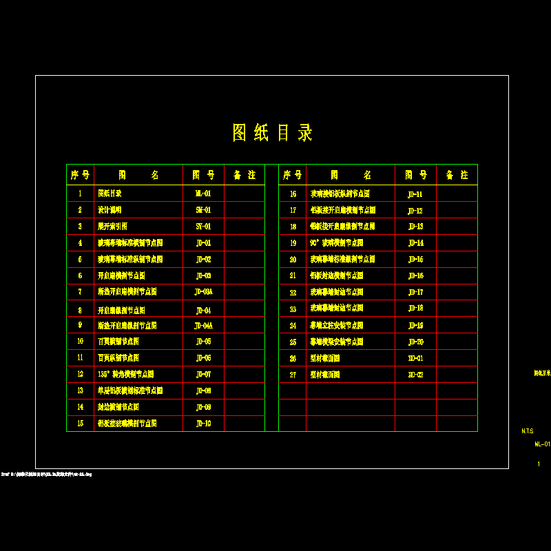 目录.dwg