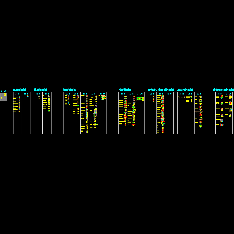 143张节点CAD详图纸大全(dwg)