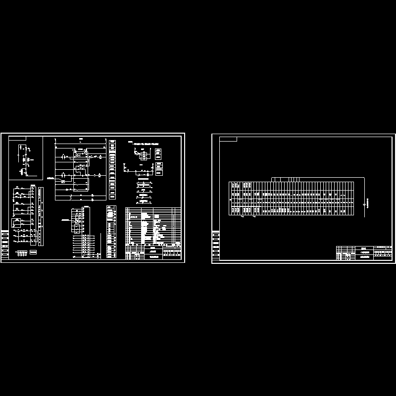 高压软器柜原理CAD图纸(平面布置图)(dwg)