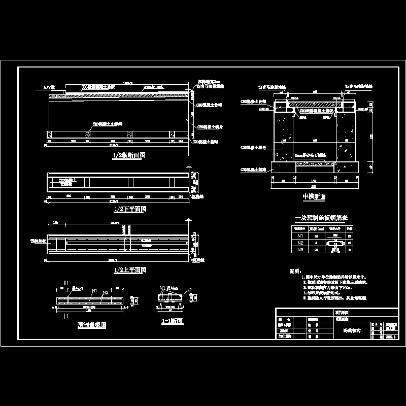 跨路管沟.dwg