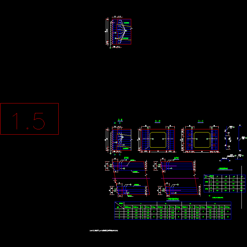 封锚端钢筋构造图.dwg