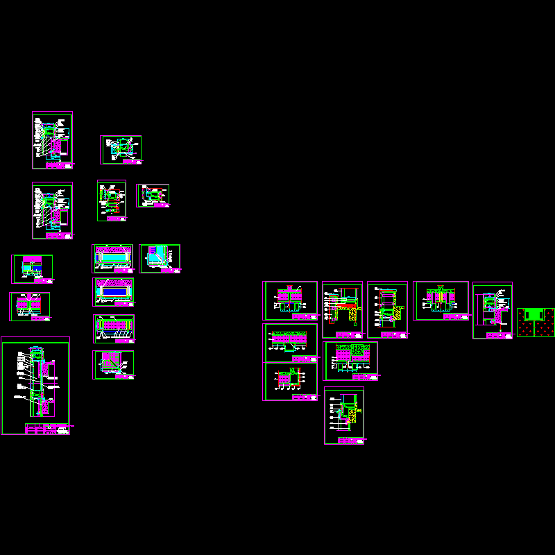 [CAD]城市广场双层幕墙节点图纸.dwg