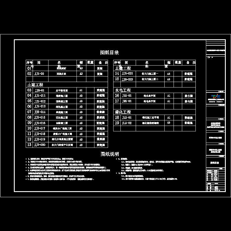 (01)js-00图纸目录a3.dwg